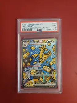 Pokemon TCG Gholdengo ex 164/131 SIR Prismatic Evolutions PSA 9 - Image 1