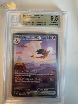 BGS 9.5 POKEMON 151 #199 CHARIZARD EX SIR - Image 1