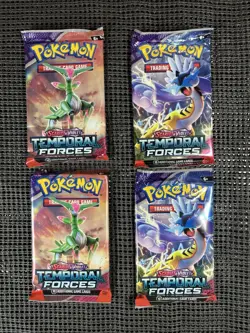 Pokemon TCG: Sealed Temporal Forces Booster Pack X4 - Image 1