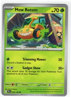Pokemon Destined Rivals - 009/182 Mow Rotom - Image 1