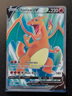 Charizard V 153/172 Ultra Rare Brilliant Stars Pokemon Holo Near Mint - Image 3