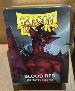 Dragon Shield Sleeves: Standard Matte - Blood Red 100CT #4 - Image 1