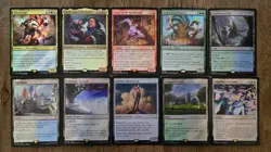 MTG Magic the Gathering Collection Lot 100 Rares/Mythics w/ 10 Foils NM #101 - Image 1