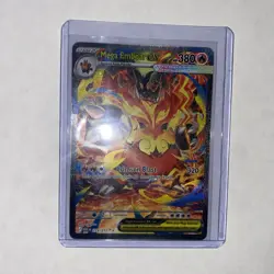 Mega Emboar EX 273/217 Full Art Holo Fire Pokemon Card 380 HP English - Image 1