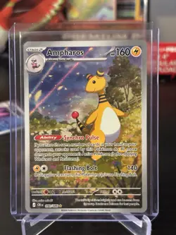 Ampharos Chaos Rising Illustration Rare Pokemon Card 090/086 - Image 1