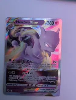 Pokemon TCG Mewtwo VSTAR Holo Ultra Rare Card Pokemon 031/078 - Image 1