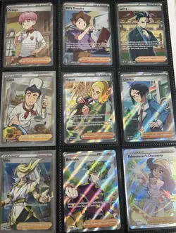 Pokemon TCG 42 Card Lot Trainer SAR / Full Art Holo Trainers - Image 4