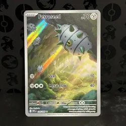 Ferroseed 148/086 White Flare Holo Pokemon Tcg Card NM - Image 1