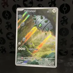 Ferroseed 148/086 White Flare Holo Pokemon Tcg Card NM - Image 2