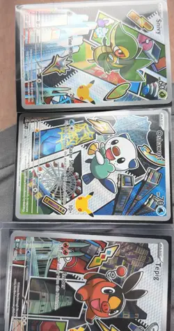 Pokemon TCG First partner series 2 Holo Full Art 3-Card lot - Image 1