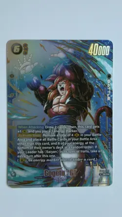 Gogeta : GT FB09-123 Alternate Art Dual Evolution Dragon Ball Card English - Image 1
