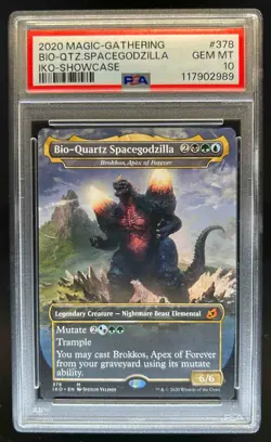 2020 Magic Brokkos Apex Forever Showcase IKO Bio Quartz Godzilla #378 PSA 10 - Image 1