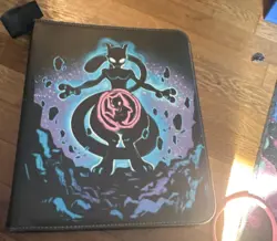Pokemon Mewtwo Zippered 3-Ring Card Binder really rare card an expensive cards - Image 1