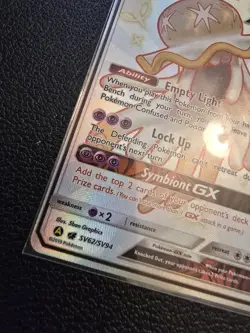 Nihilego GX - SV62/SV94 - Pokemon Hidden Fates Sun & Moon Shiny Rare Card NM - Image 5