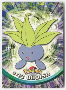 Oddish #43 Topps Trading Cards Series 1 Pokemon Near Mint - Image 1