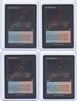 4x Scalding Tarn Retro Foil Etched Modern Horizons 2 Magic the Gathering MTG Lot - Image 1