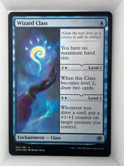 Wizard Class Foil U Adventures in the Forgotten Realms 81 LP - Image 1
