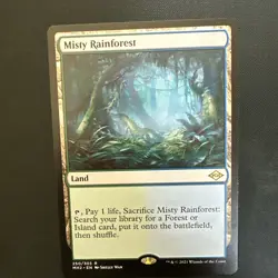 Misty Rainforest MTG Modern Horizons 2 Regular English NM-Mint - Image 2