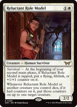 Reluctant Role Model #0289 [Duskmourn] MTG - Image 1