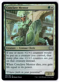 Conclave Mentor 2X2 195 Magic: The Gathering Foil UC NM - Image 1