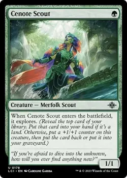 CENOTE SCOUT X 4 N/M- THE LOST CAVERNS OF IXALAN MAGIC THE GATHERING - Image 1