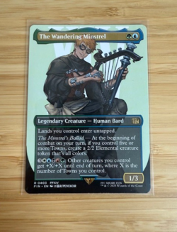 MTG: The Wandering Minstrel (Borderless) Final Fantasy Regular NM - Image 1