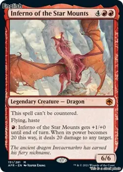 Inferno of the Star Mounts EN [AFR - 151] - NM TCG MTG - Image 1