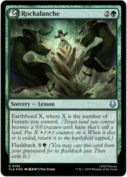Rockalanche (Foil) - 0192 - Avatar: The Last Airbender TLA - MTG - NM/M - Image 1
