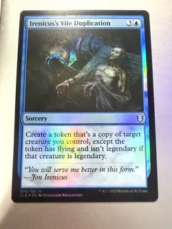 Irenicus's Vile Duplication Commander Legends: Battle for Baldur's Gate Foil - Image 1