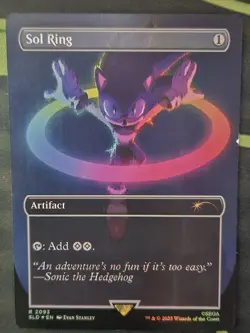 *FOIL* Sol Ring (2093) Secret Lair Sonic: Chasing Adventure NM M MTG - Image 1
