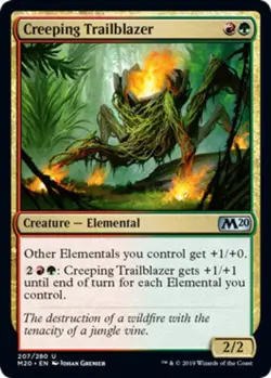 1x Creeping Trailblazer - Foil Light Play MTG Magic - Kid Icarus - - Image 1