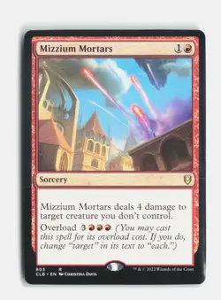 Mizzium Mortars 803 Commander Legends: Battle for Baldur's Gate MTG NM - Image 1