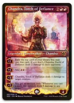 Chandra, Torch of Defiance #1 (Foil) NM Signature Spellbook Chandra Magic MTG - Image 1