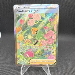 Pokemon Gardenia's Vigor Ultra Rare Full Art Holo GG61/GG70 Crown Zenith LP - Image 1