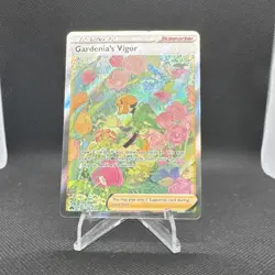 Pokemon Gardenia's Vigor Ultra Rare Full Art Holo GG61/GG70 Crown Zenith LP - Image 3