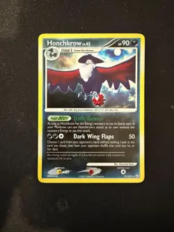 Honchkrow 10/123 Mysterious Treasures Reverse Holo Rare Pokemon TCG - Image 1