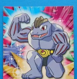 TV Animation 67 Maschock Non-Holo, Blue Logo, Pokemon Karte Topps Series 1, 1999 - Image 2