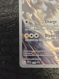 Pokemon Thundurus 209 Sv: Scarlet & Violet Black Star Promo Card Holo NM+ - Image 5