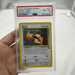 Eevee #11 Black Star Promo Holo Pokemon - PSA 8 NM - MT - Image 1