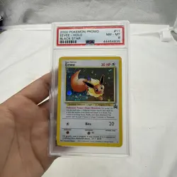 Eevee #11 Black Star Promo Holo Pokemon - PSA 8 NM - MT - Image 3