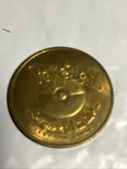 Lot Of 4 Pokemon Goldtone Metal Battling Coin - see pictures - Image 4