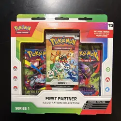 Pokemon TCG First Partner Illustration Collection Series 1 (SEALED BOX) - Image 1
