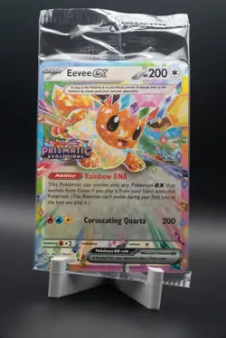 Pokemon Eevee EX 075/131 Prismatic Evolutions Stamp Promo SEALED - Image 1