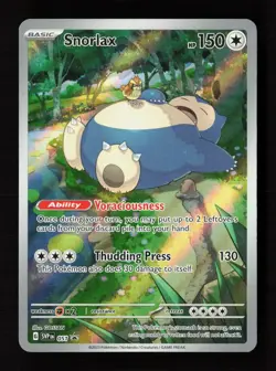 Snorlax 051 Holo Promo Scarlet & Violet Promo Pokemon Lightly Played - Image 1