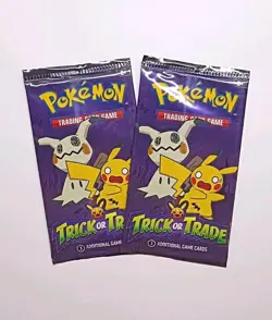 Pokemon TCG 2023 Trick or Trade Halloween Booster Packs Sealed (2 Packs) - Image 1