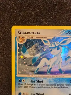 Pokemon Glaceon - 20/100 (DP Majestic Dawn) Holo Deck Exclusives 020/100 NM - Image 2
