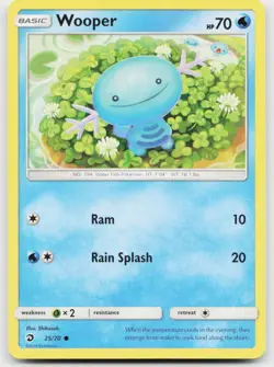 Wooper 25/70 Common Dragon Majesty Pokemon Near Mint - Image 1