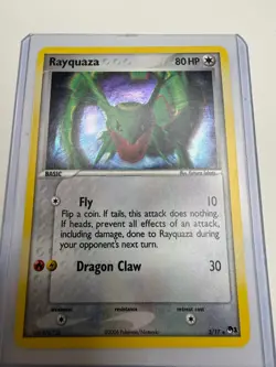 Pokemon Rayquaza 3/17 POP Series 1 Non-Holo Rare NM Vintage - Image 1