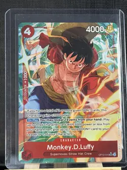 Bandai One Piece TCG Monkey D. Luffy OP12-015 SR Alt Art Foil EN 4 4000 - Image 1