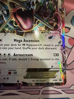 Pokemon TCG Rayquaza EX (Shiny) Holo Promo XY69/XY XY 170 HP ENG - Image 5